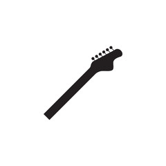 Guitar neck icon design template vector isolated
