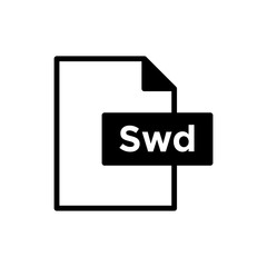 file format icon vector design template