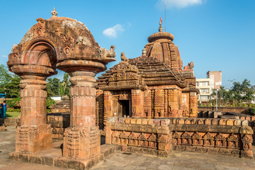 View at the Gate to Mukteshvara Temple in Bhubaneswar  - Odisha, India