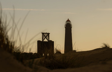Leuchtturm und Kap Insel Borkum, Reise Nordsee Deutschland