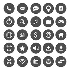 website icon set vector design symbol