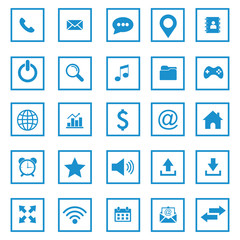 website icon set vector design symbol