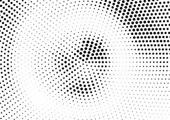 Abstract halftone dotted background. Futuristic grunge pattern, dot and circles.  Vector modern optical pop art texture for posters, sites, business cards, cover, postcards, labels, stickers layout.