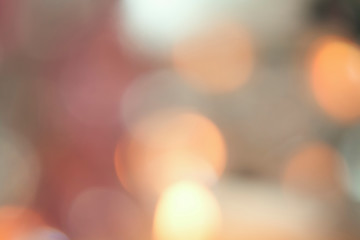 Abstract red-gray bokeh, bright background, blur.Bright light spots.