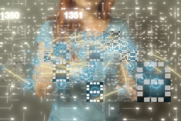 internet security and data protection concept