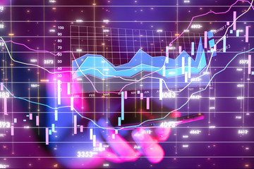 bullish Diagram - Graph Stock Trading
