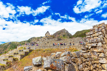 MACHU PICCHU, PERU - JUNE 7, 2019: View of the ancient city.