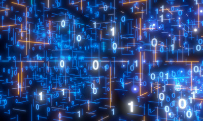 Software, web development, programming concept. Abstract Programming