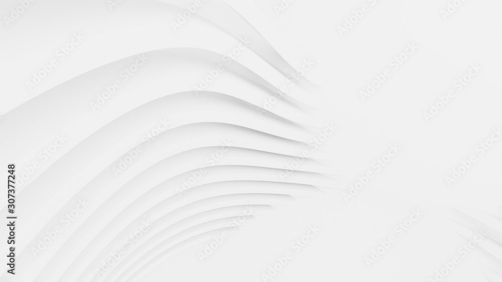Poster white wall design architecture details geometric pattern. abstract wallpaper, consisting of lines. 3