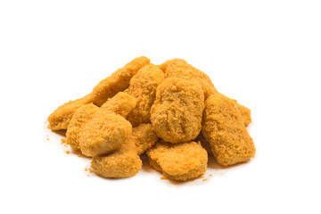 Nuggets isolated on a white background.