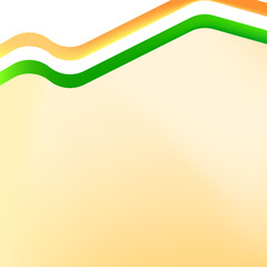India flag color background illustration vector