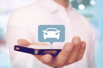 スマートフォンアプリと車 smartphone app and vehicle car