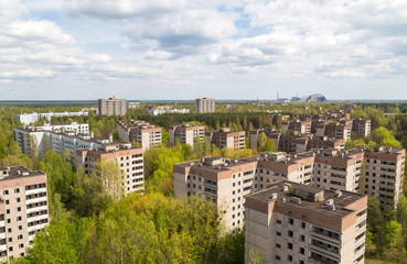 Pripyat city in Chernobyl