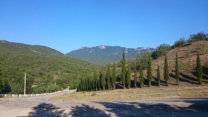 road in the mountains