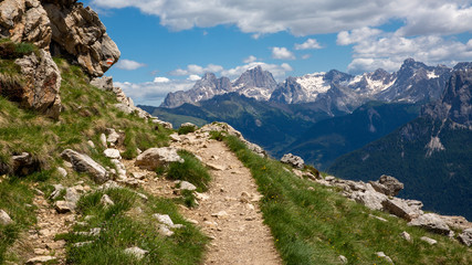 Hitzelsteig am Rosengarten