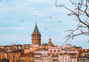 Fototapeta na wymiar İstanbul Galata Kulesi