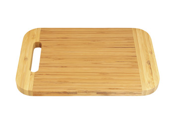 Cutting board isolated on white