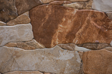 brick wall closing texture background in the interior