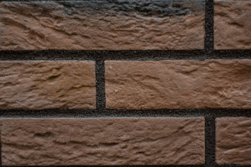 brick wall closing texture background in the interior