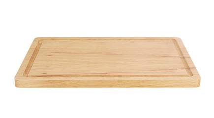 Cutting board isolated on white background