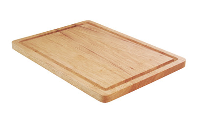 Cutting board isolated on white