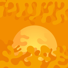 Abstract geometric shape orange background, Design vector for website