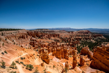 Overview on the Hoodoos in Bryce Canyon National Park