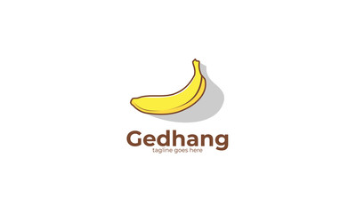 Fototapeta na wymiar banana logo and illustration