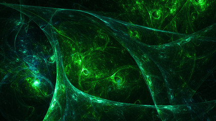 3D rendering abstract background in aqua menthe color