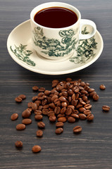 Traditional coffee commonly served in Malaysia and Singapore.