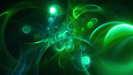 Fototapeta premium 3D rendering abstract background in aqua menthe color