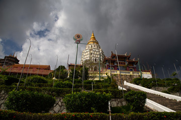 Kek Lok Si Temple architecture in Penang island..Malaysia, Cultural heritage Attractive place...
