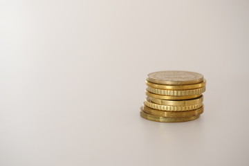 stack of coins