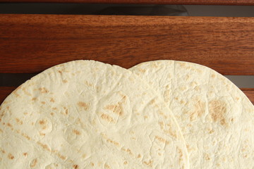 Mexican wheat flour tortillas to make tacos