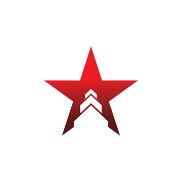 color star building logo design