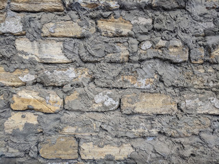 atmospheric background texture of an old brick wall