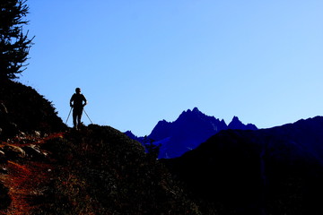 Randonnée dans les Alpes