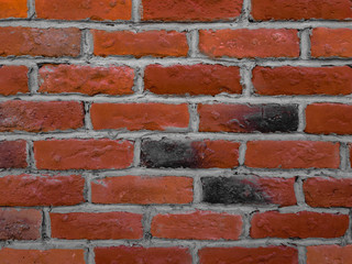 atmospheric background texture of an old brick wall