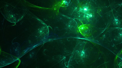 3D rendering abstract background in aqua menthe color