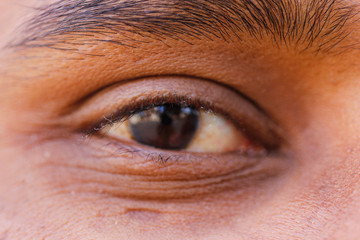 Sharp Human eye close-up , Eye vision 