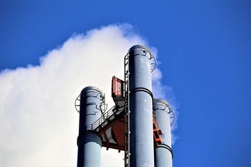 smoke from chimney