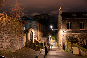 The Vennel, edinburgh, scotland, uk.