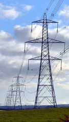 Electricity pylon pictured against the sky