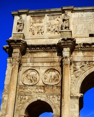 arch of constantine in rome italy
