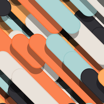 Color Abstract Lines Rain Generative Art background illustration