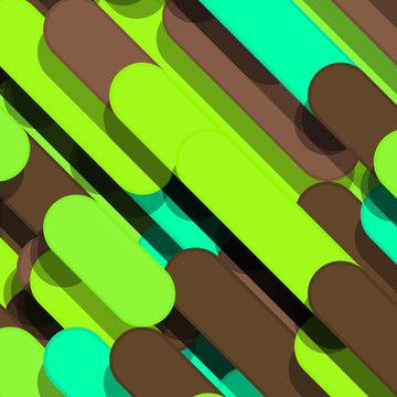 Color Abstract Lines Rain Generative Art background illustration