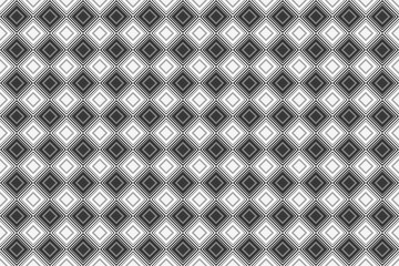 Seamless design texture. Black and white squares background template.