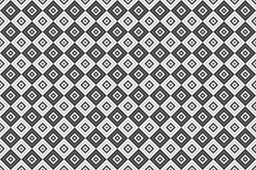 Seamless design texture. Black and white squares background template.