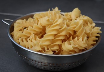 Italian pasta in a bowl	