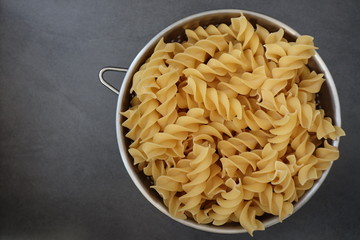 italian pasta in a bowl